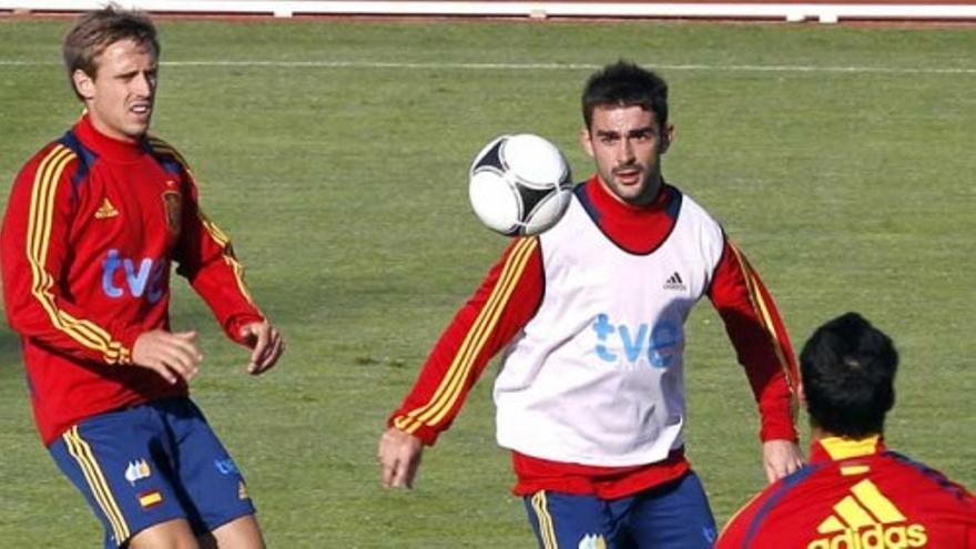 Primer entrenamiento de la Roja de cara a la Eurocopa