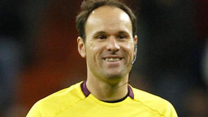 El árbitro Mateu Lahoz.