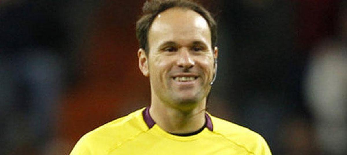 El árbitro Mateu Lahoz.