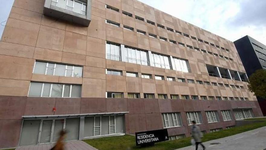 La residencia de estudiantes del campus de Mieres.