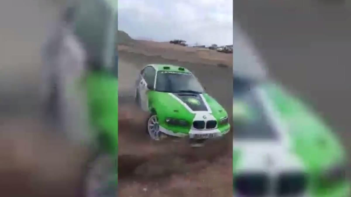 Así fue el accidente del Rally de Lanzarote