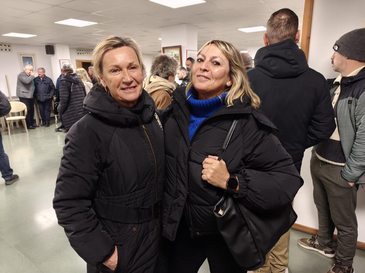 Piluca Monfort (a la izquierda) fue la primera de la lista en La Garrofera.