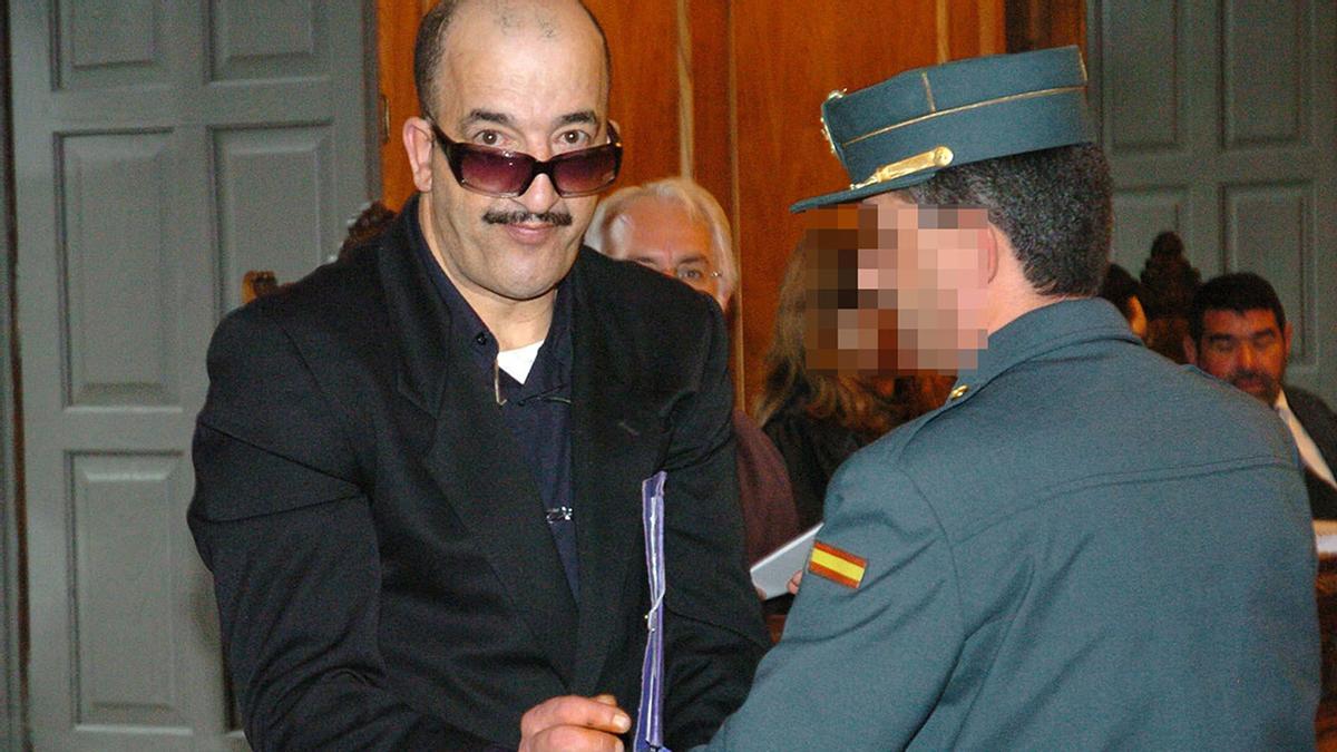 O Chioleiro, considerado autor del crimen de la maleta, durante un juicio en 2006.