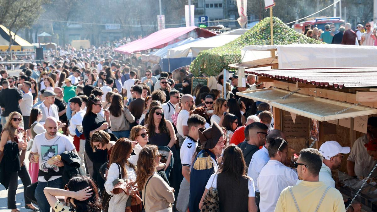 Celebración de la fiesta de la Reconquista, en Vigo.