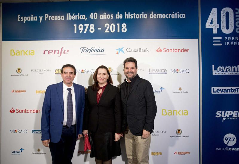 Photocall de la gala del 40 aniversario de Prensa Ibérica en Levante-EMV