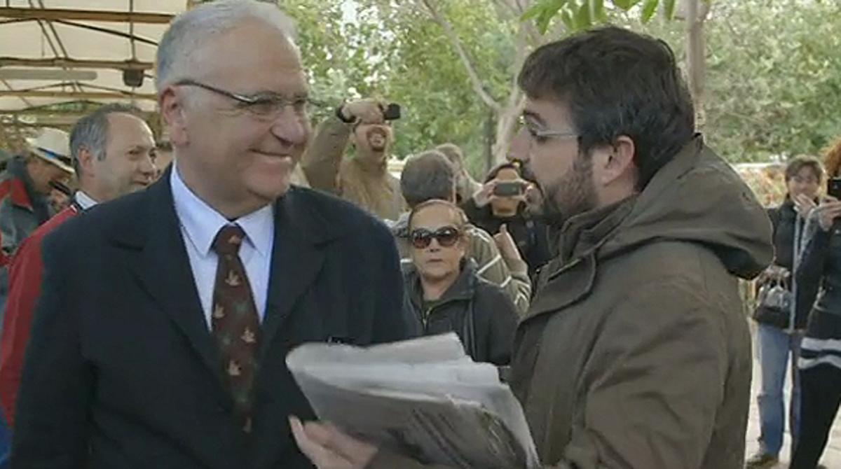 Juan Cotino declina respondre a les preguntes de Jordi Évole