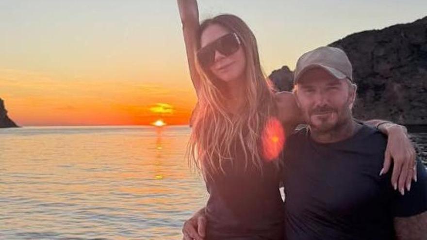Las vacaciones de los Beckham en Ibiza