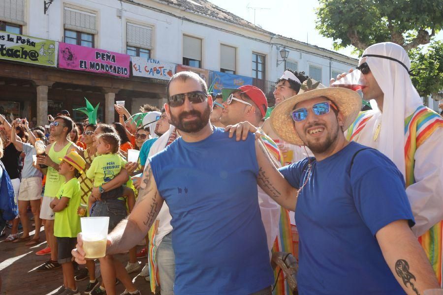 Las peñas inician las fiestas en Fuentesaúco