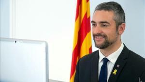 El  ’conseller’ d’Acció Exterior, Relacions Institucionals y Transparència, Bernat Solé.