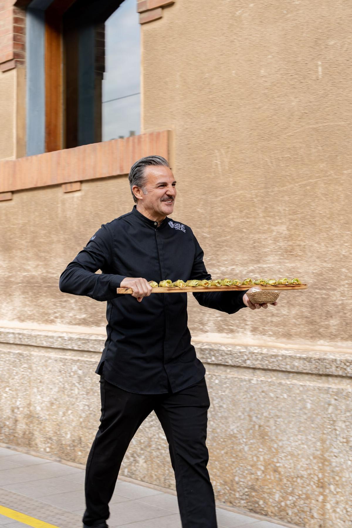 Los chefs Santi Taura y Javier Hoebeeck han elaborado el menú de Tramuntana Express, una cena de lujo organizada por Gastroevents Balears.