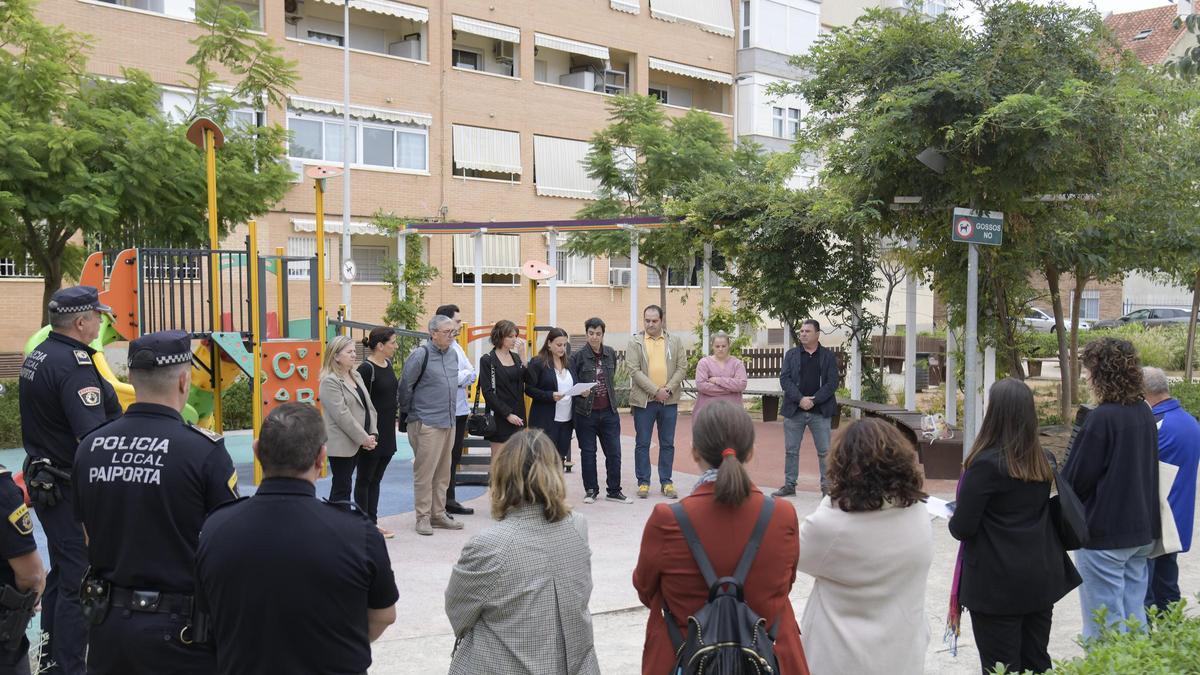 Minuto de silencio en Paiporta