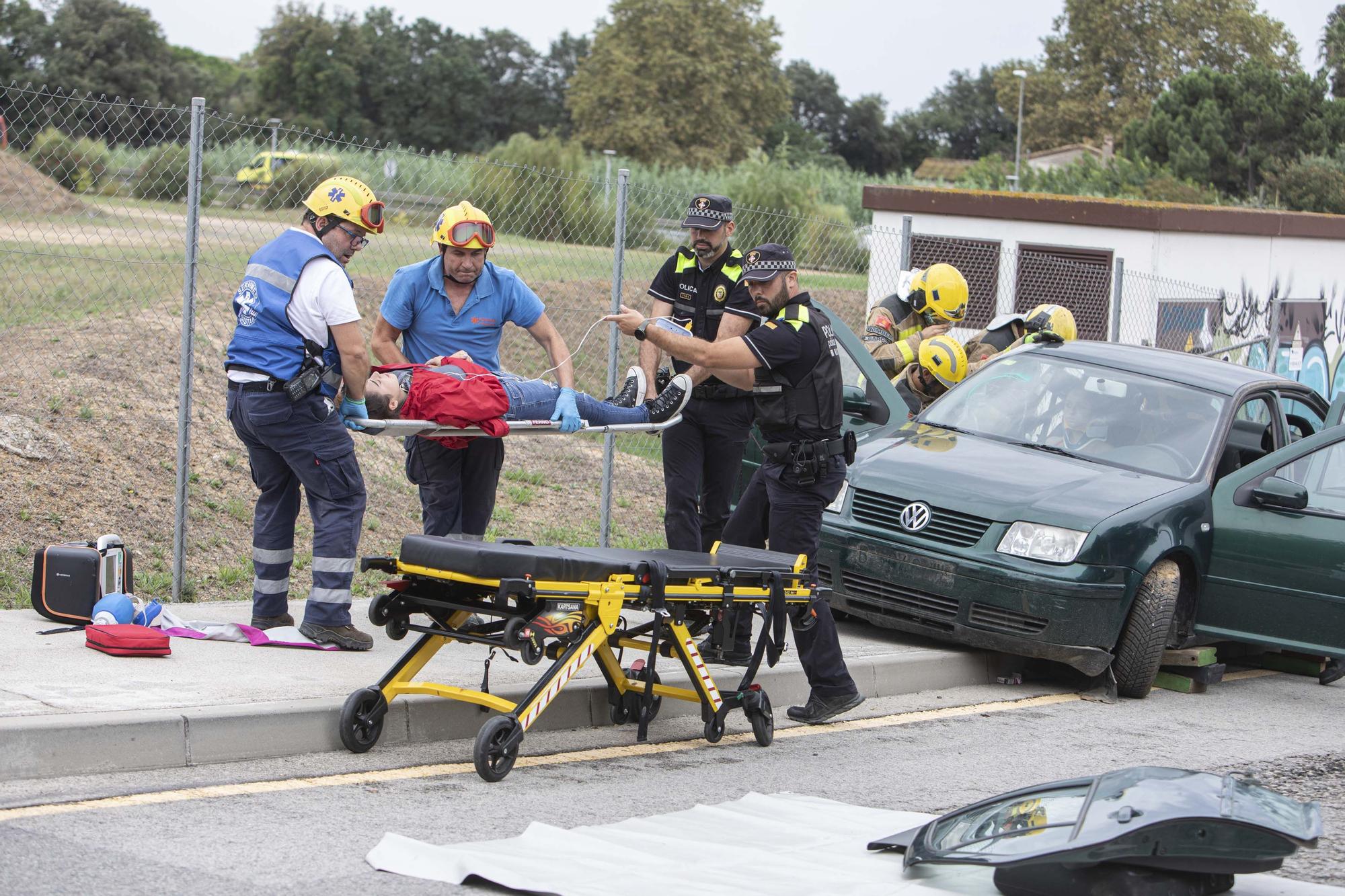 Macrosimulacre de la Policia Local de Blanes