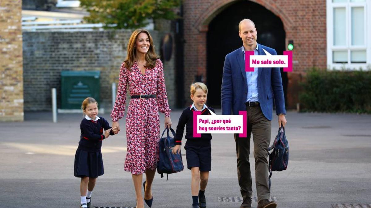 Kate Middleton, el príncipe Guillermo y sus hijos George y Charlotte