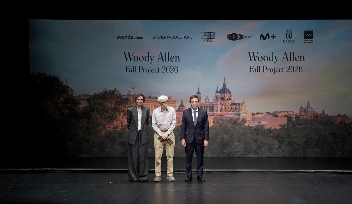 Presentación de la película de Woody Allen, que rodará en Madrid, con los actores Alexi Wasser y Peter Vives.