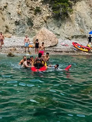 La UVIM realiza el primer rescate de la temporada