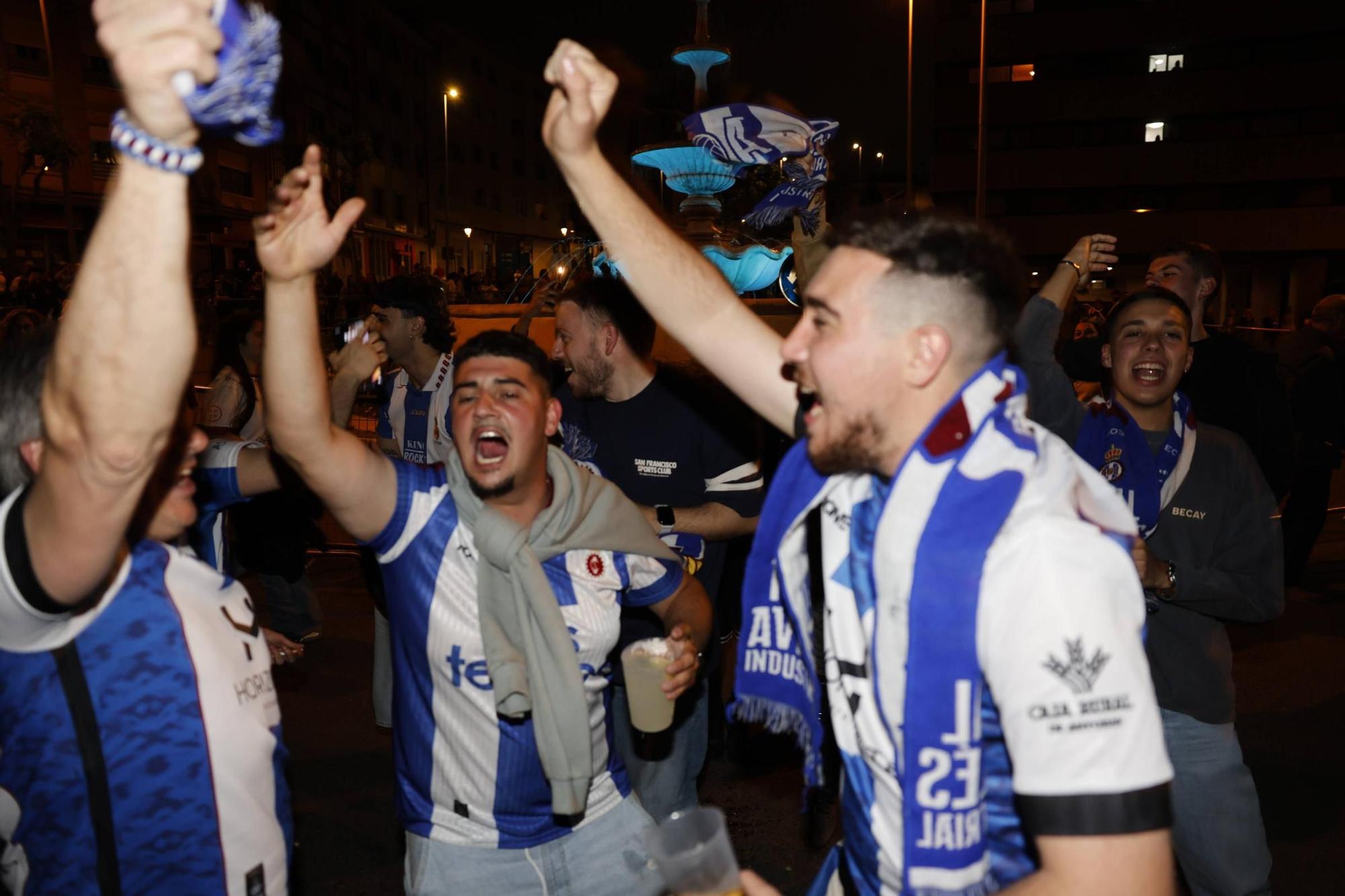 EN IMÁGENES: Locura en las calles de Avilés por el ascenso