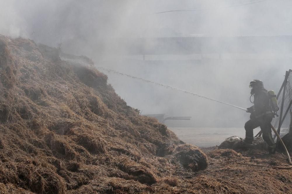 Bomberos intervienen en un incendio de vivienda en Cartagena