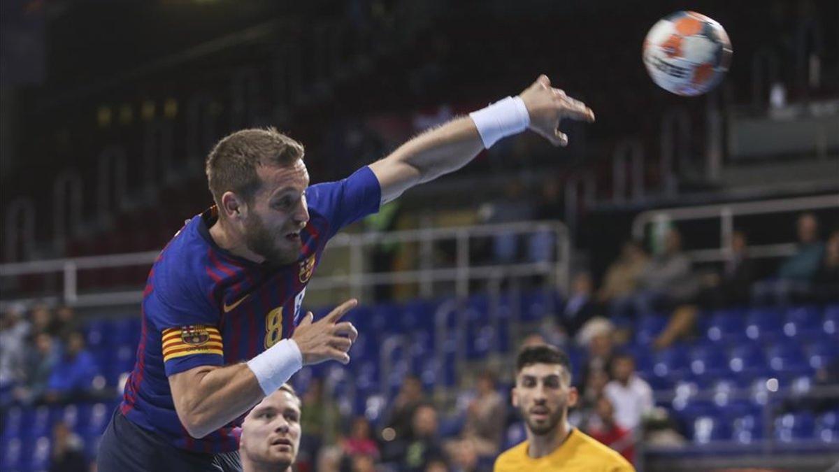 Víctor Tomàs fue de los mejoers ante el Bada Huesca