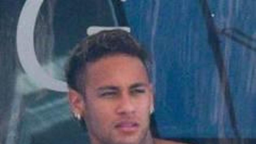 Neymar, a Saint Tropez.