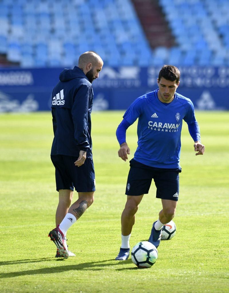 El Real Zaragoza se prepara para el 'derbi' de mañana