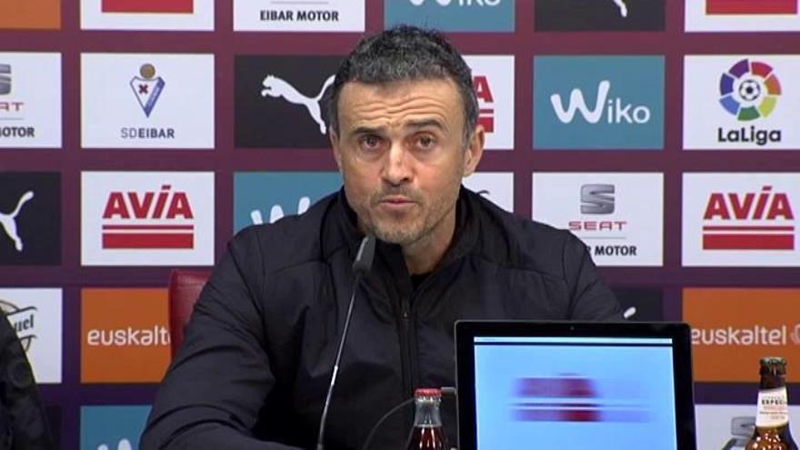 Luis Enrique: "Una racha de victorias del tirón nos vendría bien"