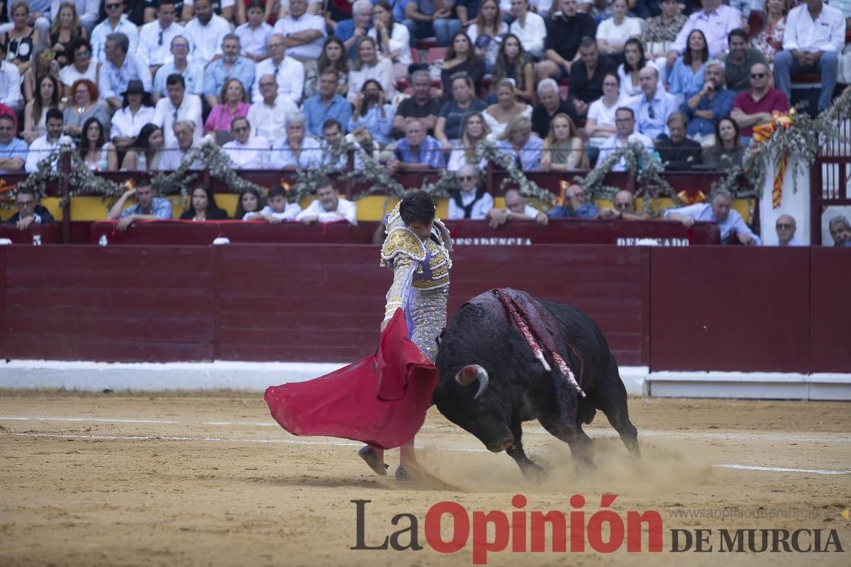 Cuarta corrida en la Feria Taurina de Murcia (Castella, Manzanares y Ureña)