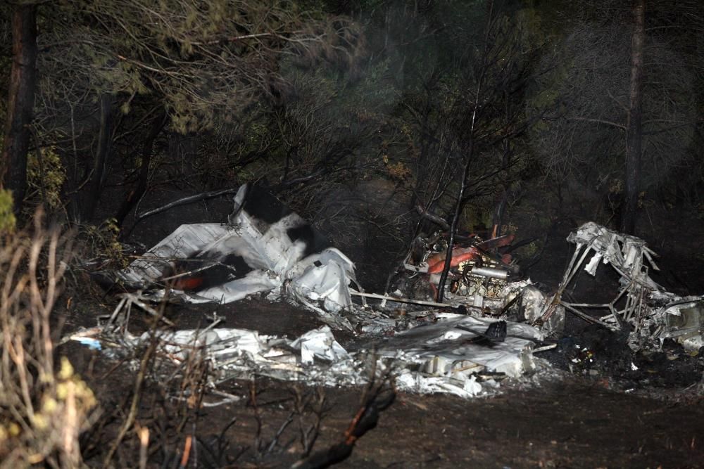 Una avioneta s'estavella a Flix