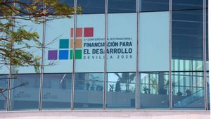 27/06/2025 Últimos preparativos en el Palacio de Exposiciones y Congresos de Sevilla días previos al inicio de la Cumbre de la ONU. A 27 de junio de 2026, en Sevilla (Andalucía, España). La IV Conferencia Internacional de Naciones Unidas sobre la Financiación para el Desarrollo se desarrollará en FIBES, Sevilla, entre el 29 de junio y el 3 de julio. POLITICA Rocío Ruz - Europa Press