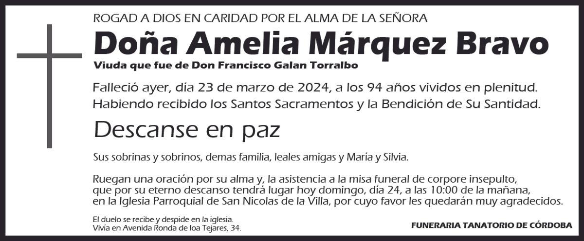 Amelia Márquez Bravo
