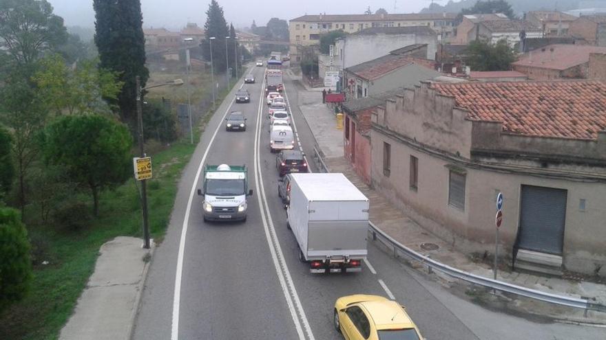 Un accident múltiple col·lapsa la C-55 a l&#039;alçada de Castellgalí