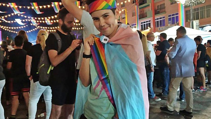 Benjamín Cristian, activista trans malagueño.