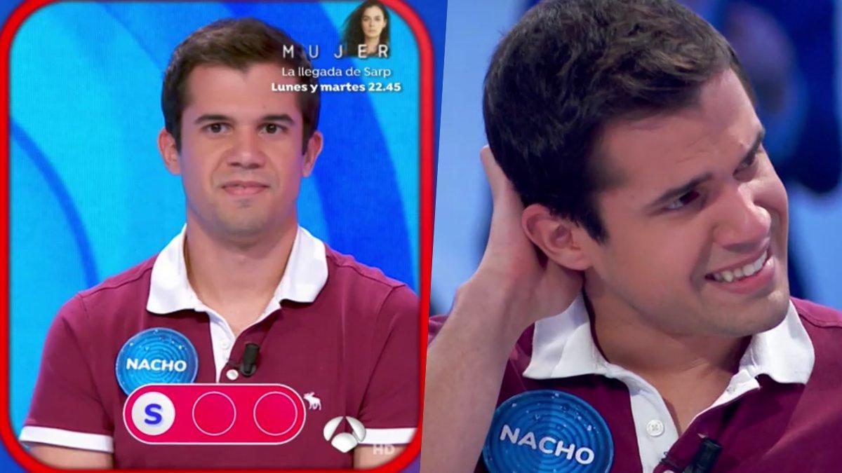 Nacho Mangut, eliminado de 'Pasapalabra' tras 80 programas