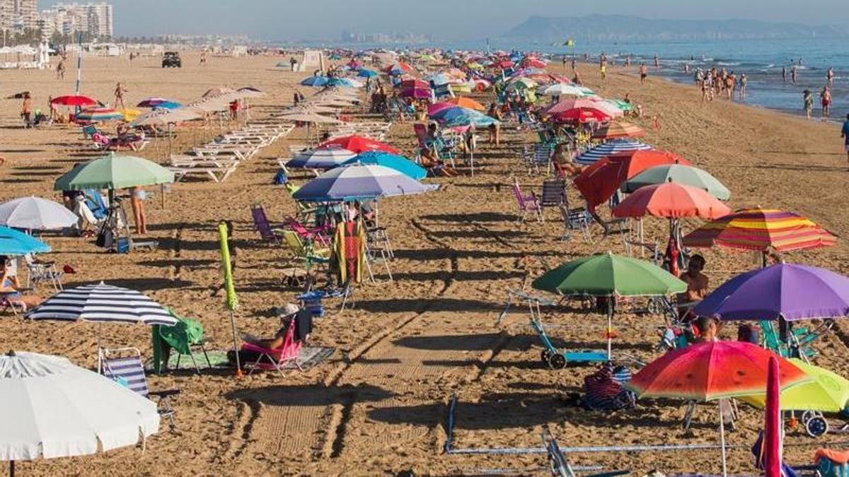 La playa Nord de Gandia, en una imagen promocional del ayuntamiento