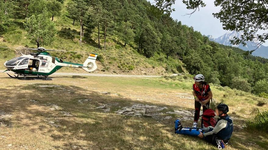 El fin de semana en el Pirineo deja un balance de 7 rescates en la montaña