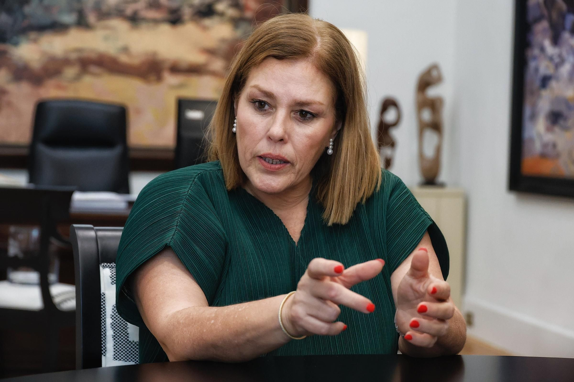 Astrid Pérez, presidenta del Parlamento de Canarias