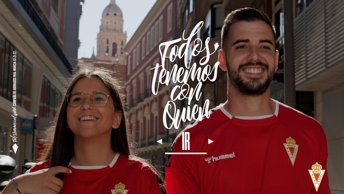 Campaña de abonos del Real Murcia en Segunda RFEF.