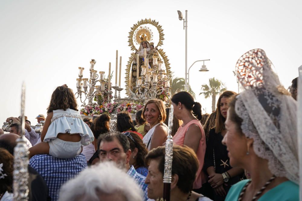 La Virgen del Carmen, en Pedregalejo