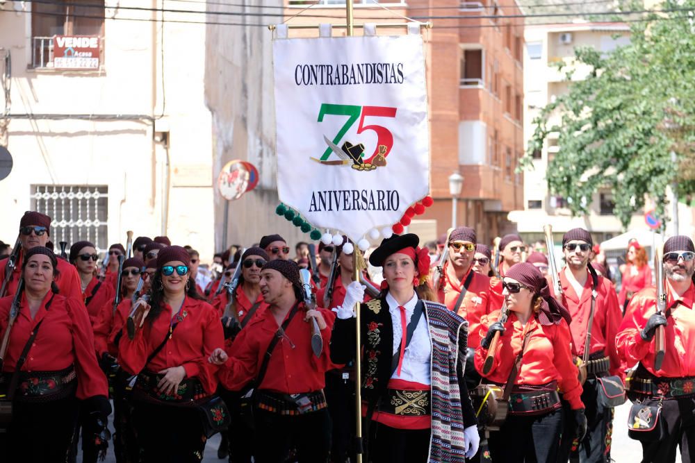 Traslado del santo en los Moros y Cristianos de Elda