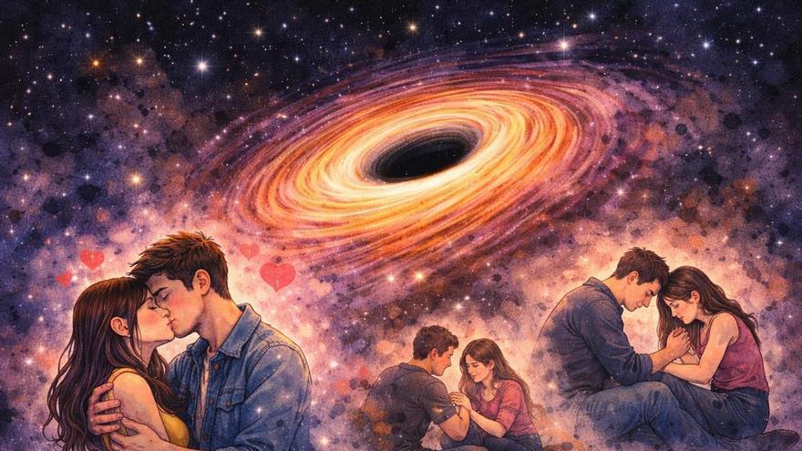 El amor no es una supernova, es un agujero negro