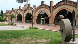 Fachada de las cavas en Sant Sadurní d’Anoia de Codorníu, que ha decidido trasladarse fuera de Catalunya.