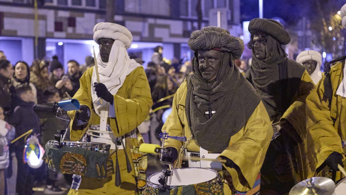 La cavalcada dels reis mags a Girona.