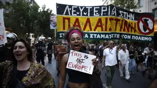 Rifirrafe entre el alcalde de Atenas y la Embajada de Israel por unos grafitis
