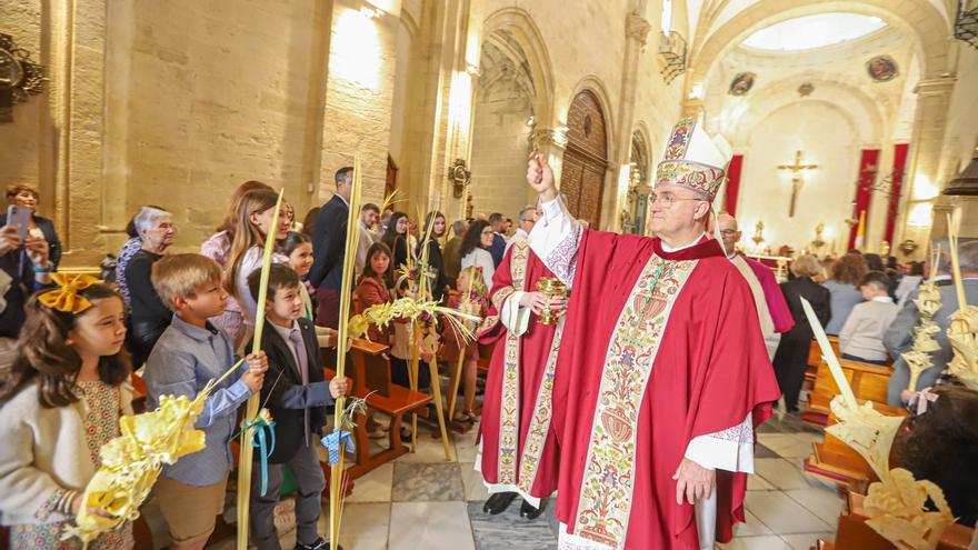 Bendición de las Palmas y procesión de las Palmas en Orihuela