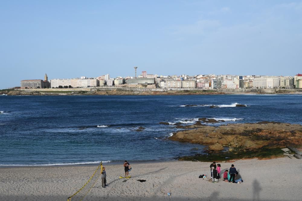 A Coruña disfruta una ''primavera'' adelantada