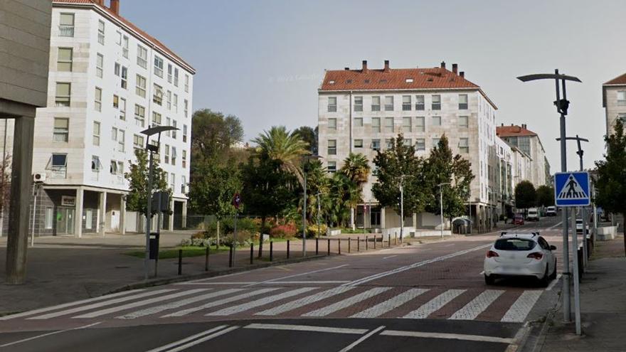 Cortes de tráfico debido ás obras na praza da Nosa Señora da Mercé de Conxo