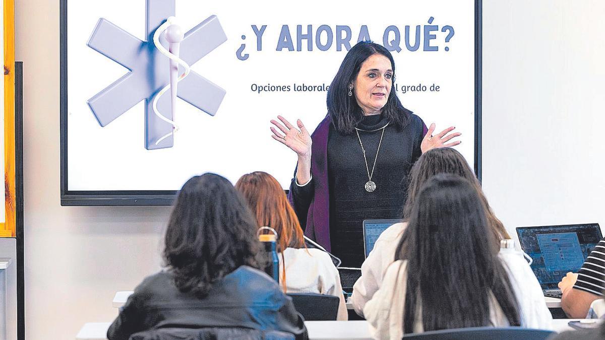 La facultativa proporcionó a los estudiantes una visión global y detallada de sus numerosas opciones profesionales.