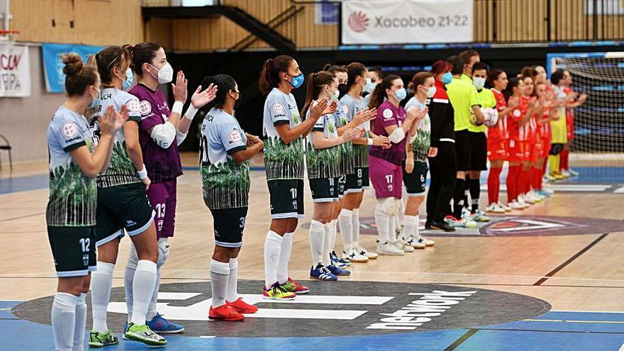 Primer partido en casa del Marín Futsal esta temporada. |  // G. SANTOS