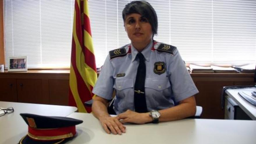 La cap de l&#039;URPAC dels Mossos d&#039;Esquadra a Girona.