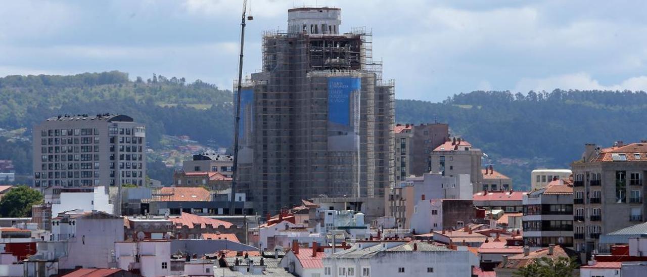 Obras de la Ciudad de la Justicia, en el antiguo Xeral. // M.G. Brea