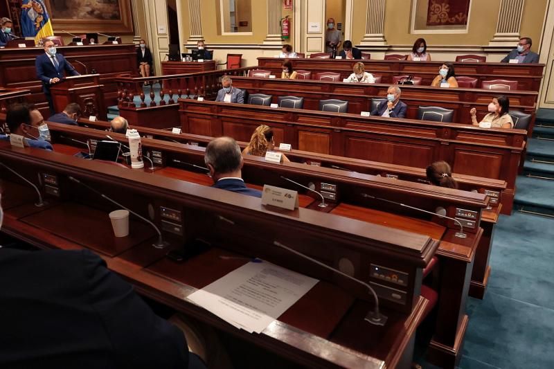 Pleno del Parlamento de Canarias (17/08/21)